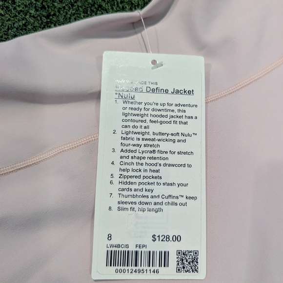 Lululemon Hooded Define Jacket *Nulu in FEPI-Feather Pink - Picture 3 of 8